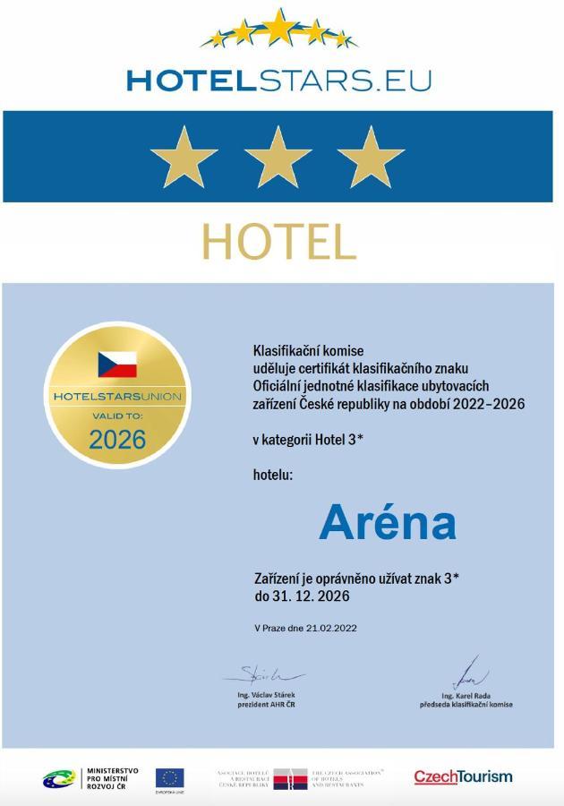 Hotel Arena Brumov Eksteriør bilde